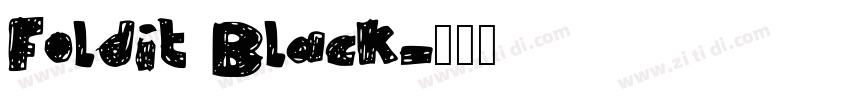 Foldit Black字体转换